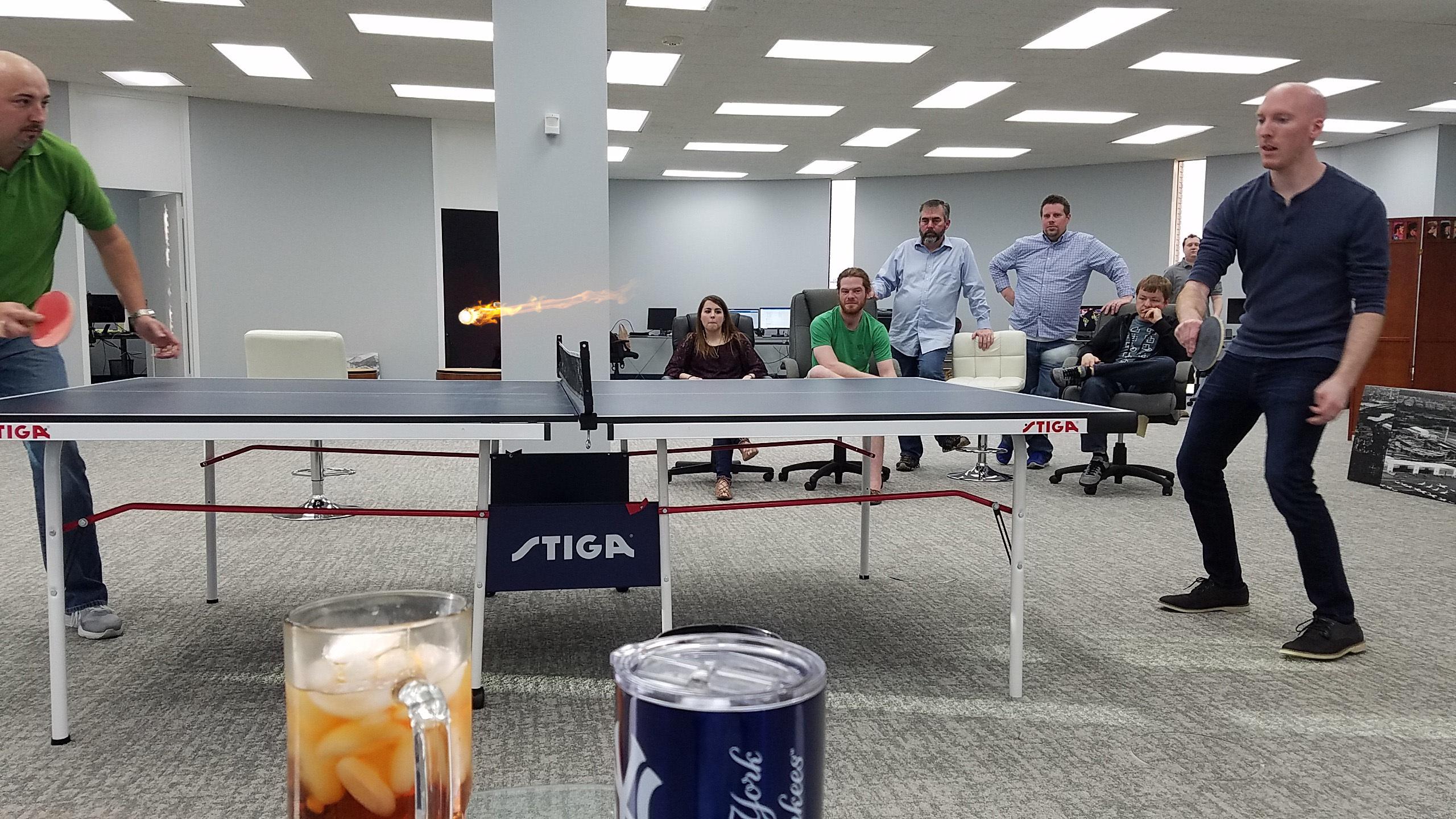 Read more about the article Congrats To Jay Harris: Intellisoft Ping Pong Champion